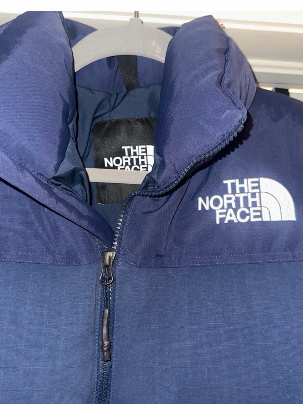 The North Face Women’s 1992 Ripstop Nuptse Jacket Size Small Navy! NWOT - Picture 4 of 5